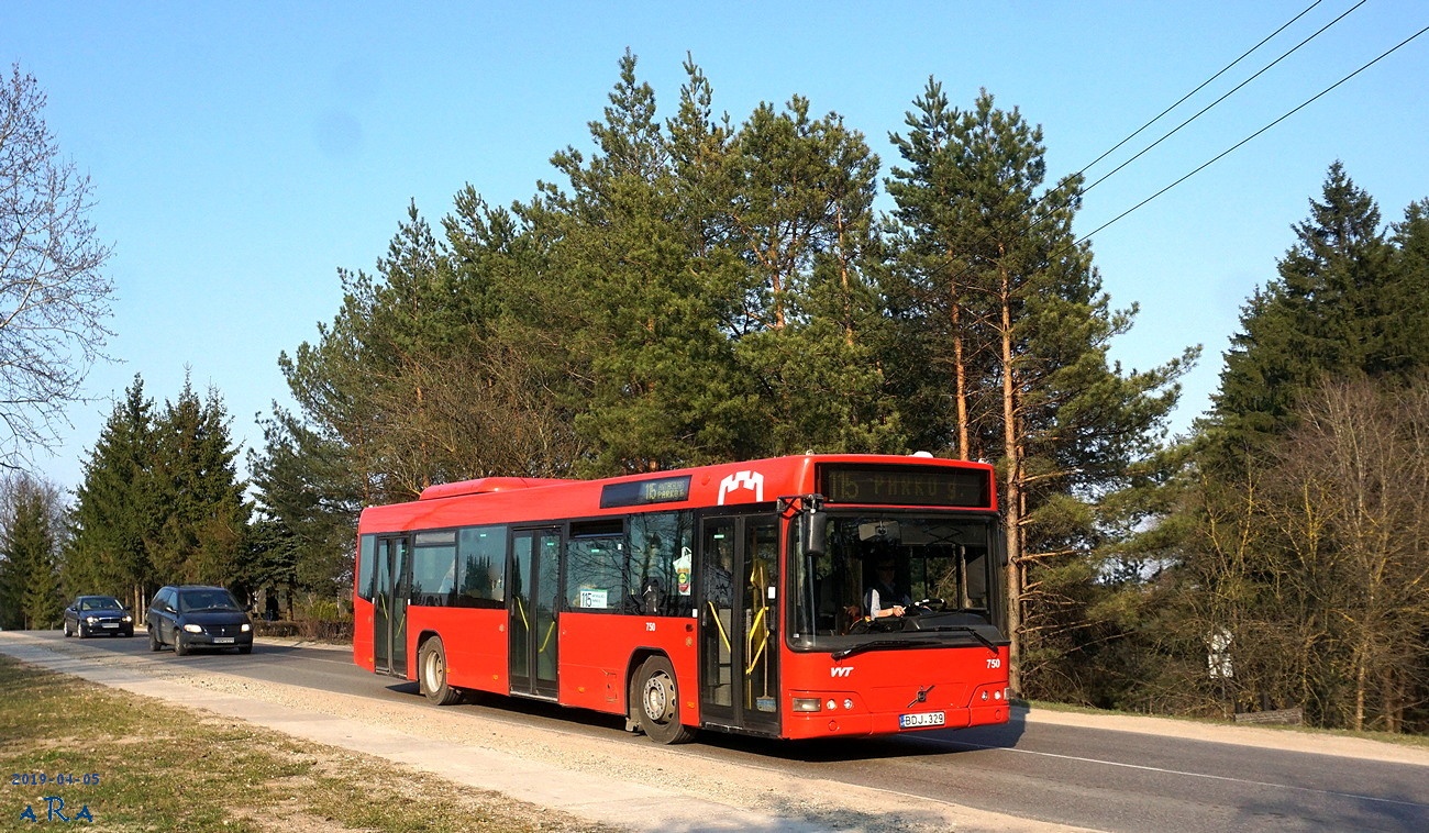 Литва, Volvo 7700 № 750