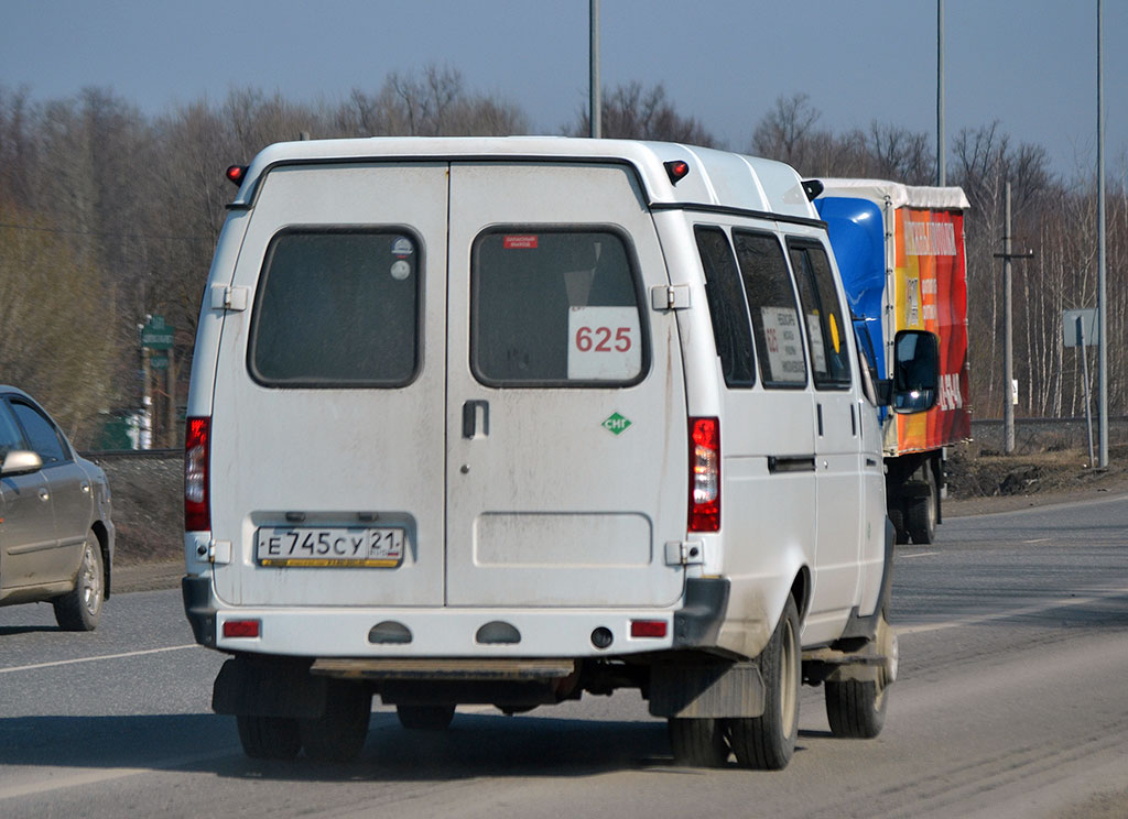 Чувашия, ГАЗ-322125 (X96) № Е 745 СУ 21