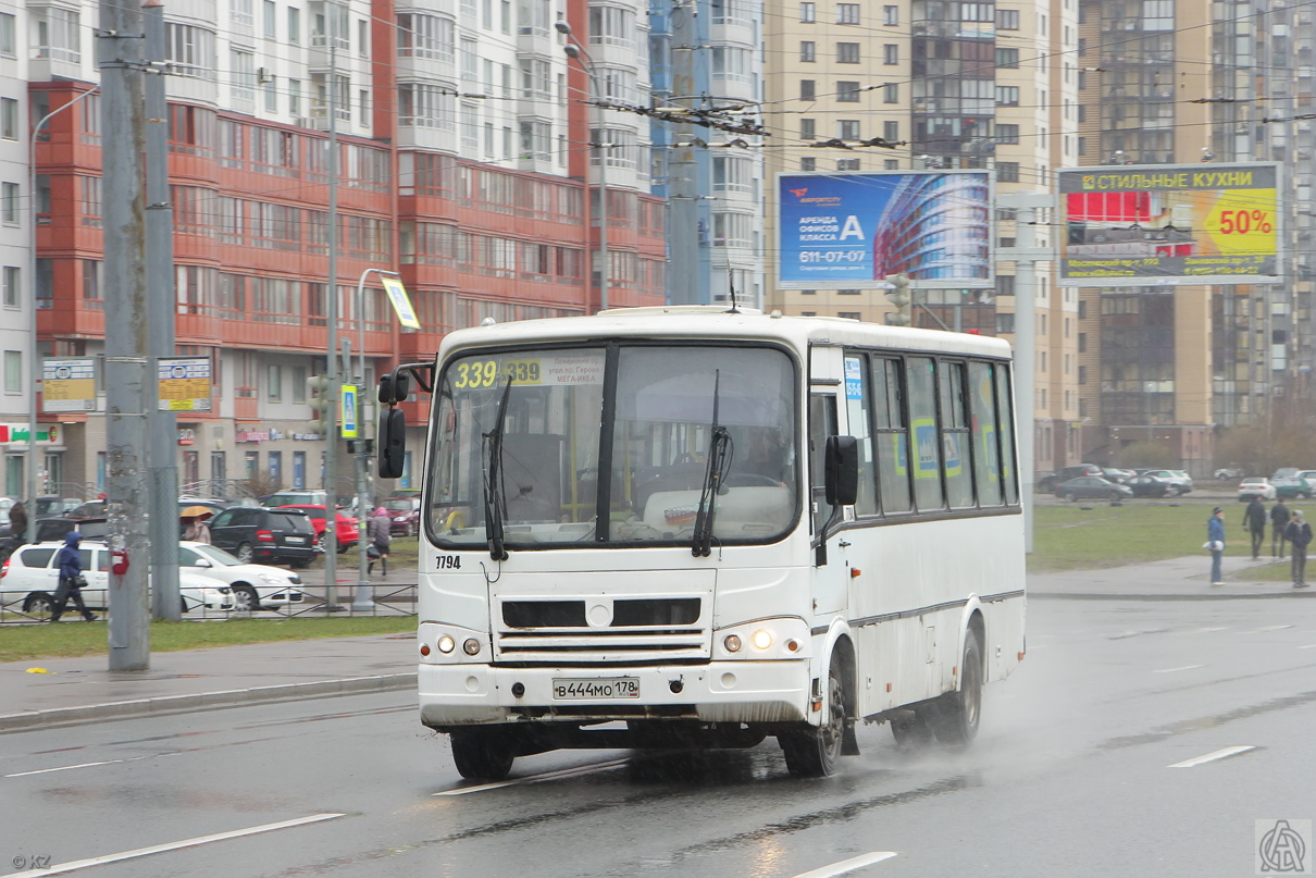 Санкт-Петербург, ПАЗ-320412-05 № 7794