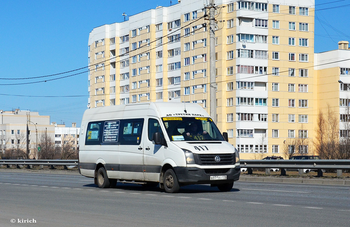 Санкт-Петербург, БТД-2219 (Volkswagen Crafter) № В 871 ВС 178