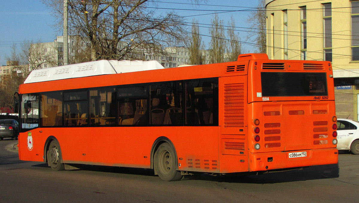 Нижегородская область, ЛиАЗ-5292.67 (CNG) № 15514