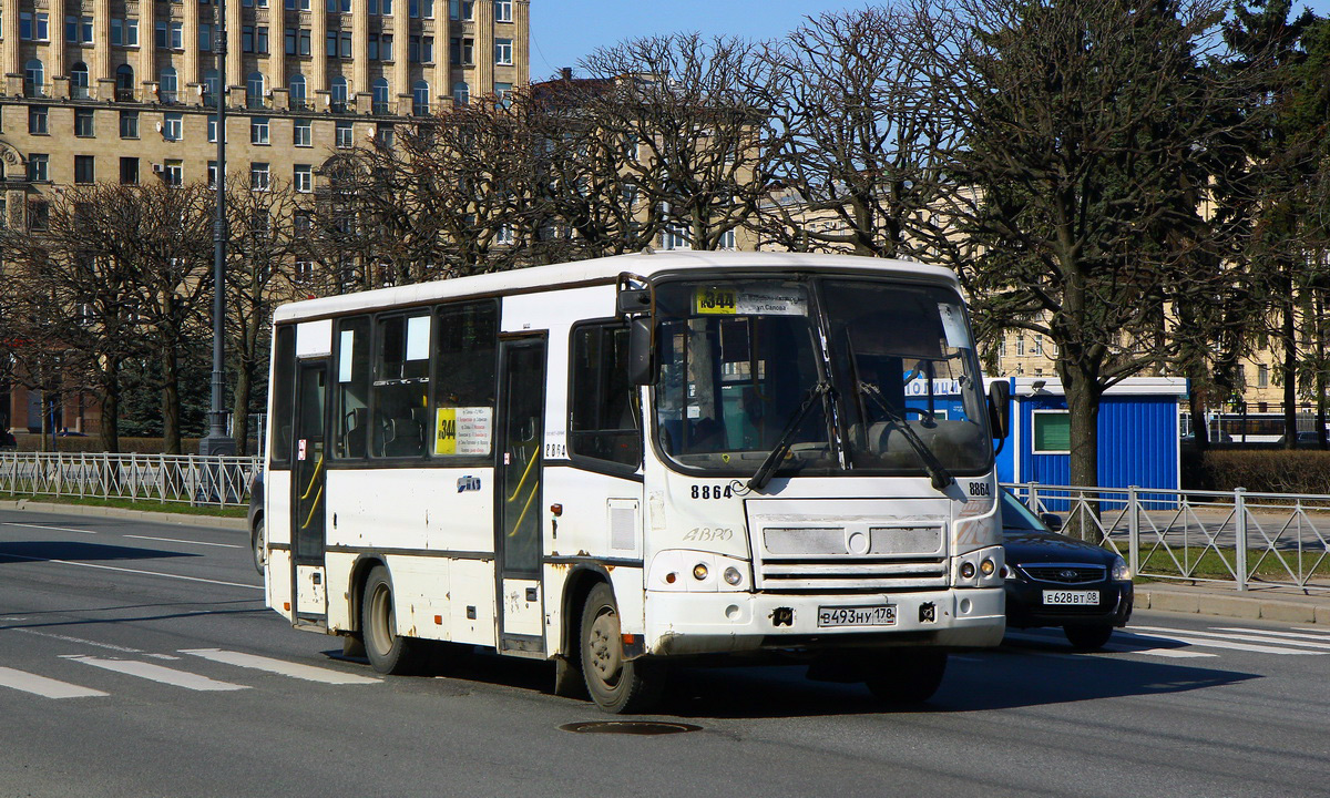 Санкт-Петербург, ПАЗ-320402-05 № 8864