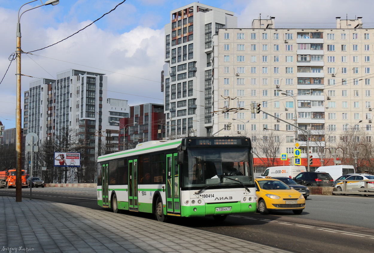 Москва, ЛиАЗ-5292.22 (2-2-2) № 190414