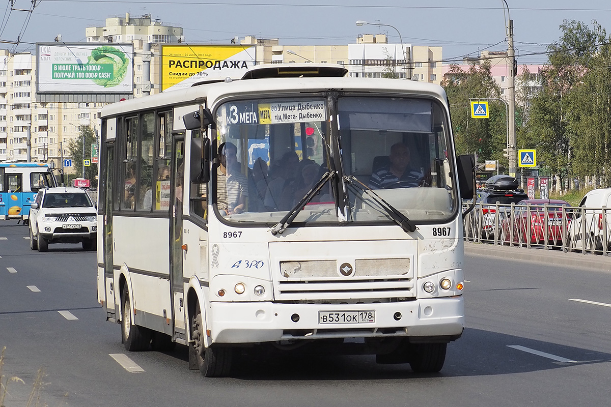 Санкт-Петербург, ПАЗ-320412-05 № 8967