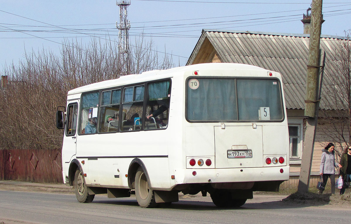 Ніжагародская вобласць, ПАЗ-32053 № Н 193 ХУ 152