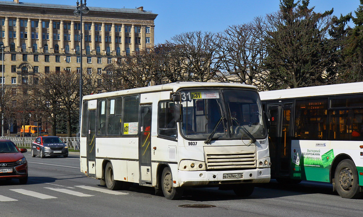 Санкт-Петербург, ПАЗ-320402-05 № 9037