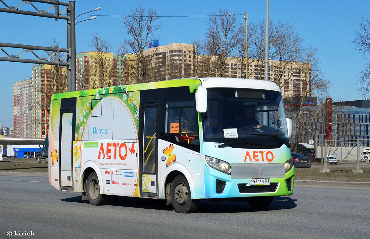 Санкт-Петербург, ПАЗ-320405-04 "Vector Next" № У 934 РН 178