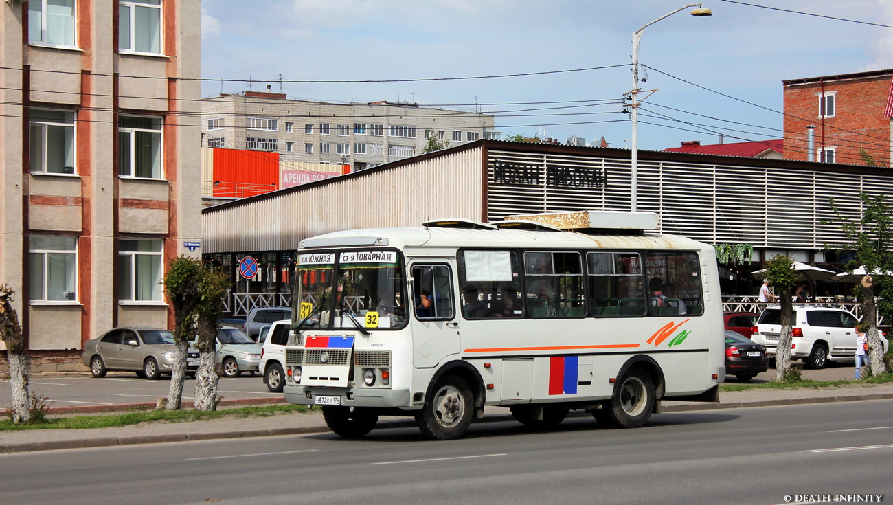 Томская область, ПАЗ-32054 № Н 872 СУ 174