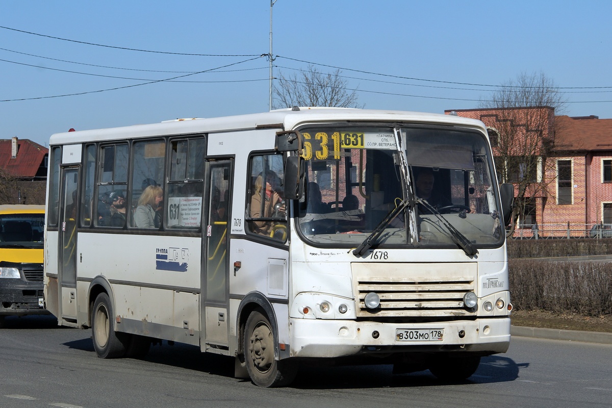 Ленинградская область, ПАЗ-320412-05 № 7678