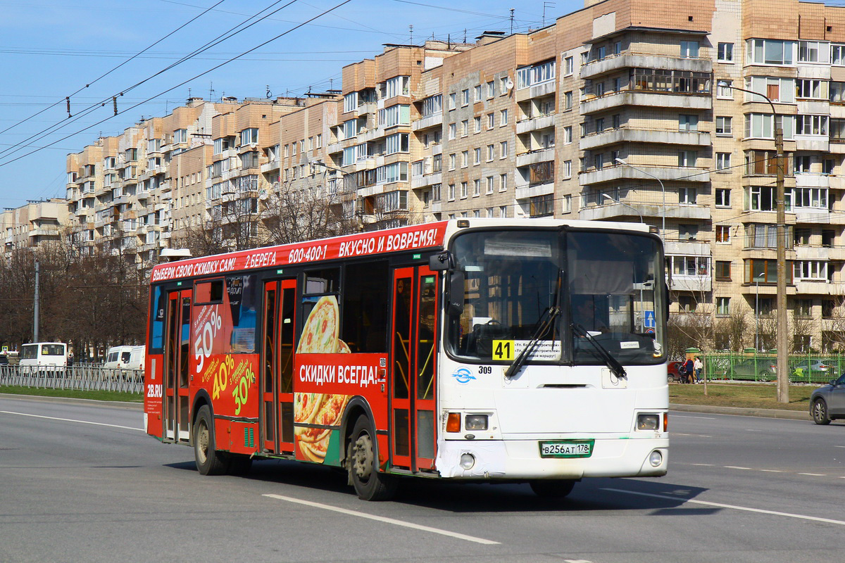 Санкт-Петербург, ЛиАЗ-5293.53 № 309