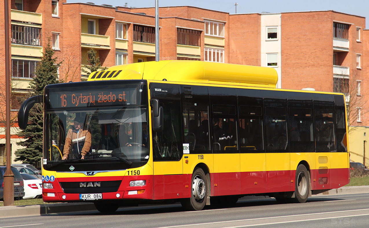 Литва, MAN A21 Lion's City NL273 CNG № 1150