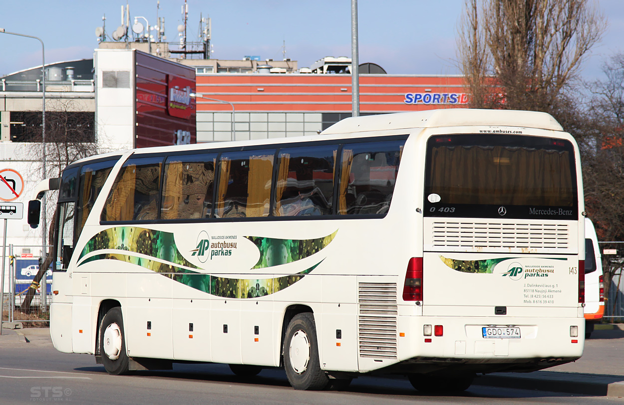 Литва, Mercedes-Benz O350-15RHD Tourismo № 143