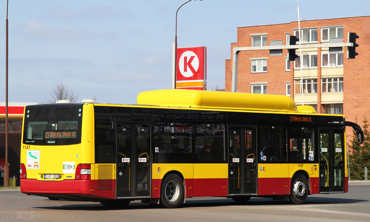 Литва, MAN A21 Lion's City NL273 CNG № 1147