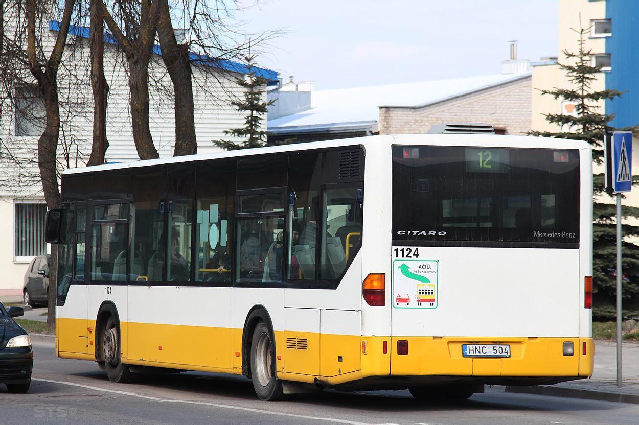 Литва, Mercedes-Benz O530 Citaro № 1124