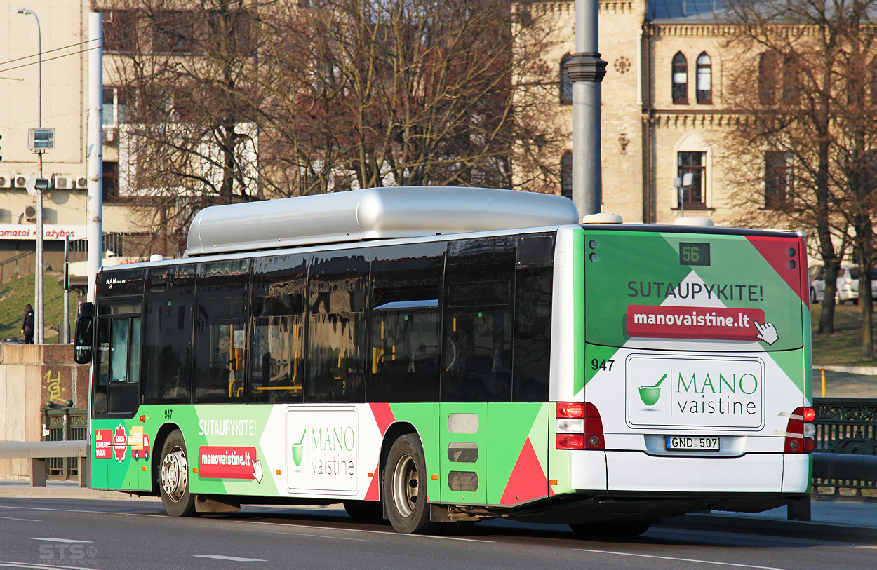 Литва, MAN A21 Lion's City NL273 CNG № 947