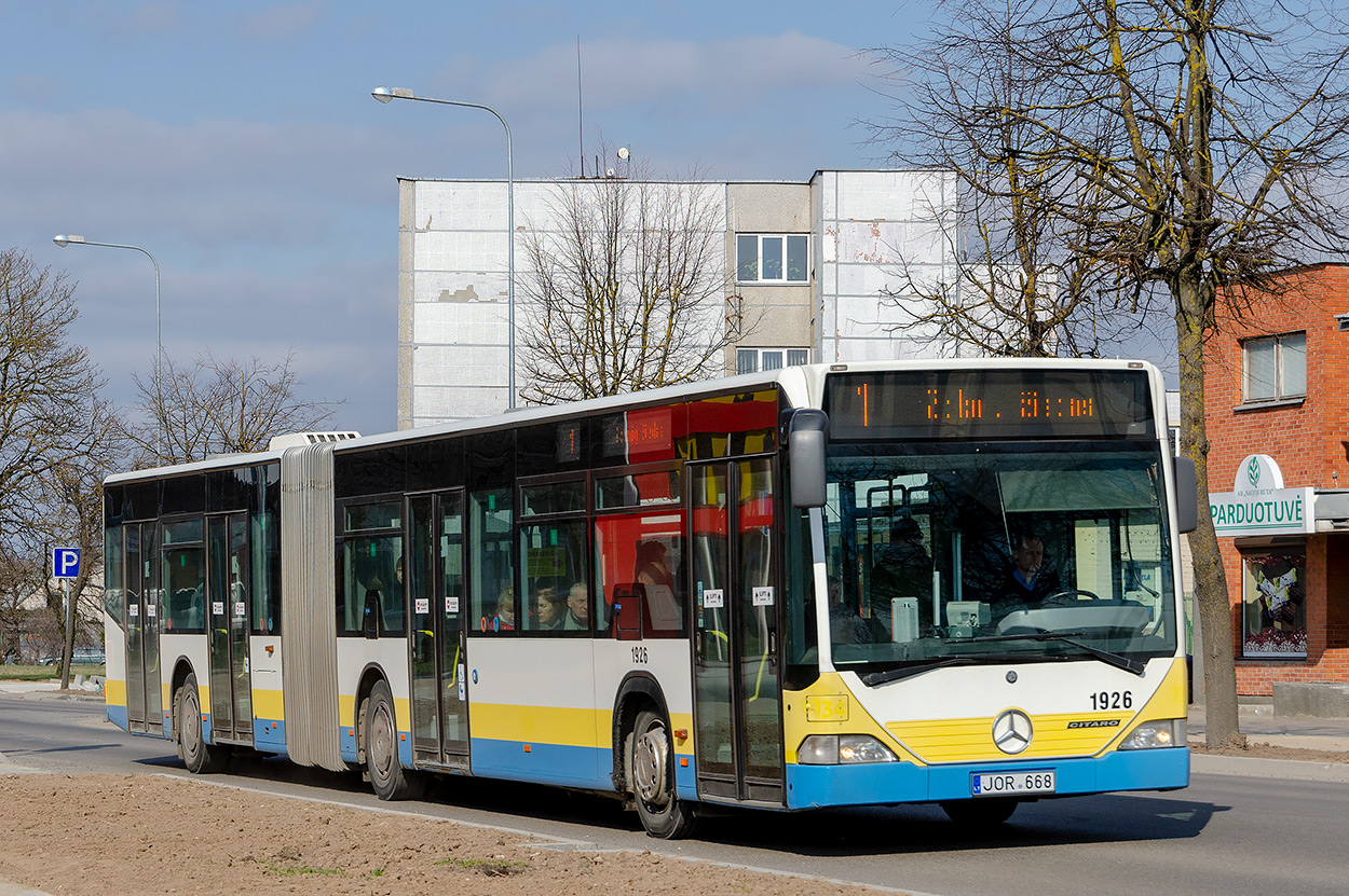 Литва, Mercedes-Benz O530G Citaro G № 1926