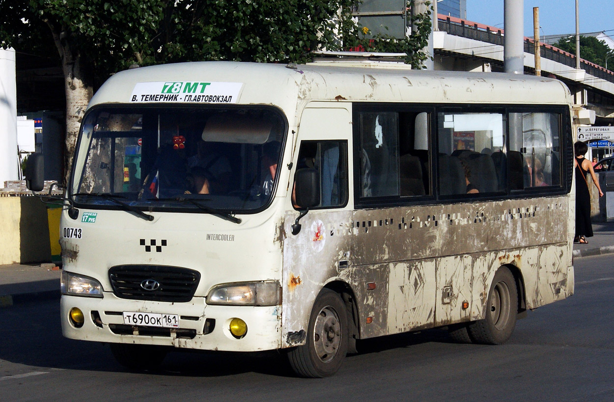 Ростовская область, Hyundai County SWB C08 (РЗГА) № 00743