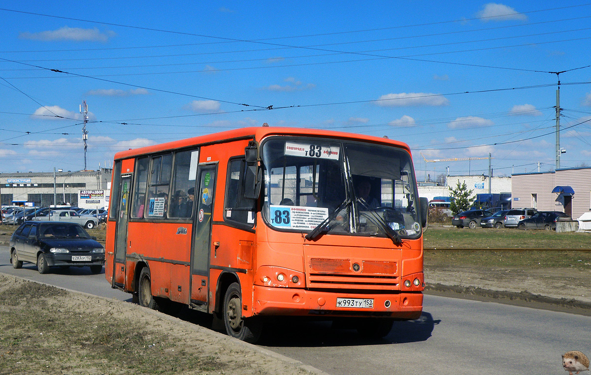 Нижегородская область, ПАЗ-320402-05 № К 993 ТУ 152