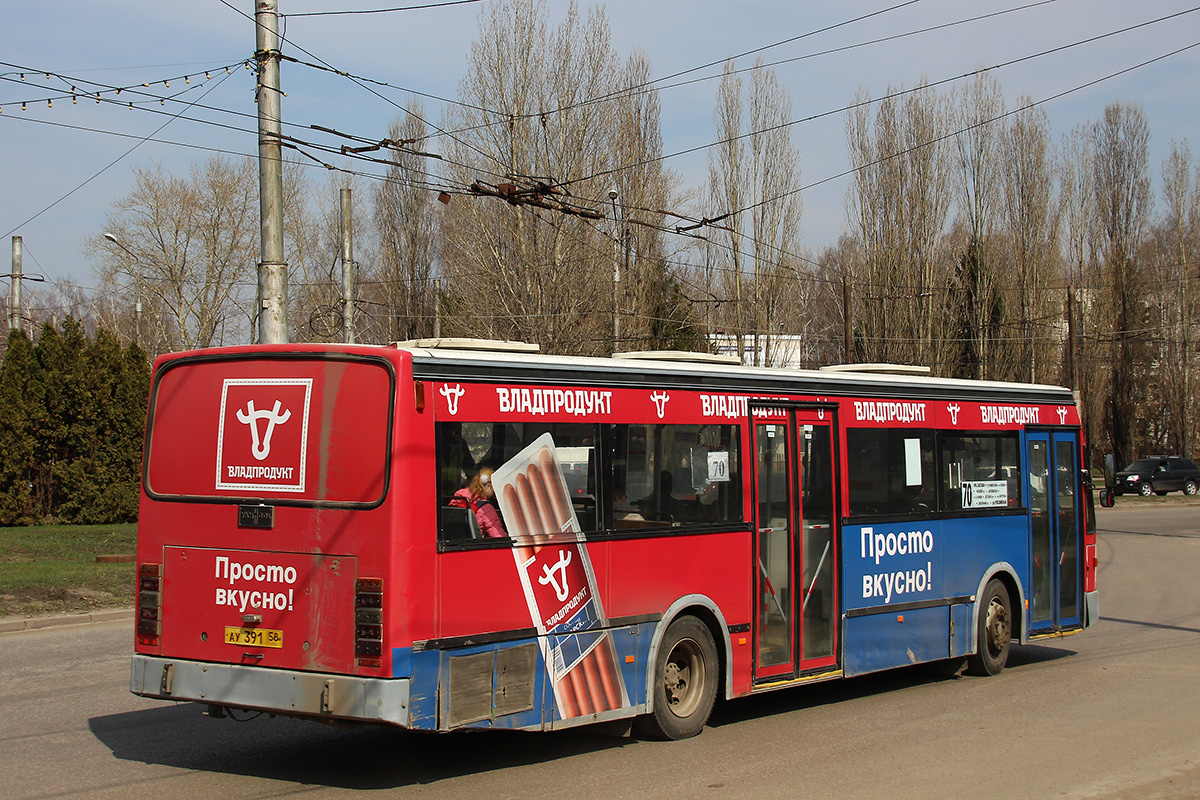 Пензенская область, Van Hool A600 № АУ 391 58