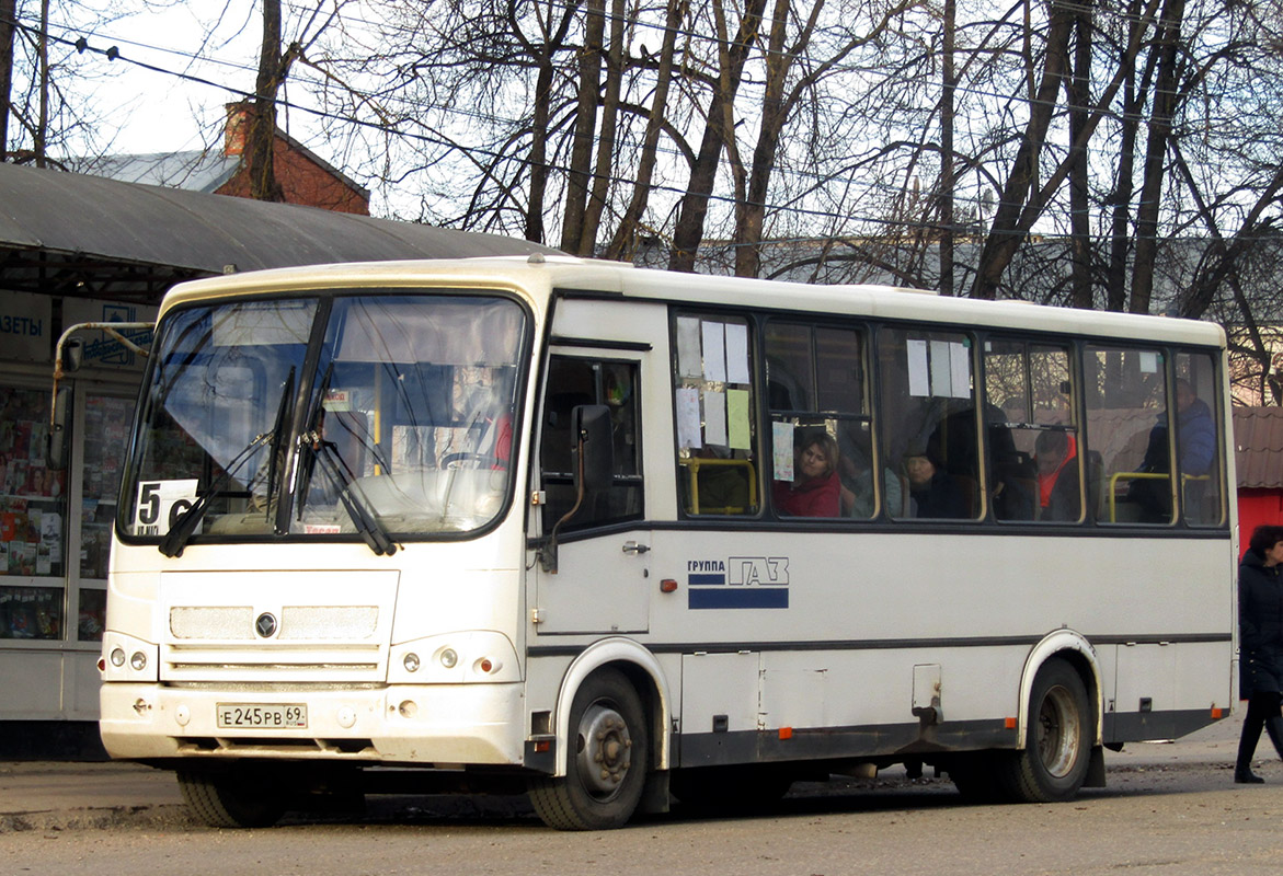 Тверская область, ПАЗ-320412-05 № Е 245 РВ 69