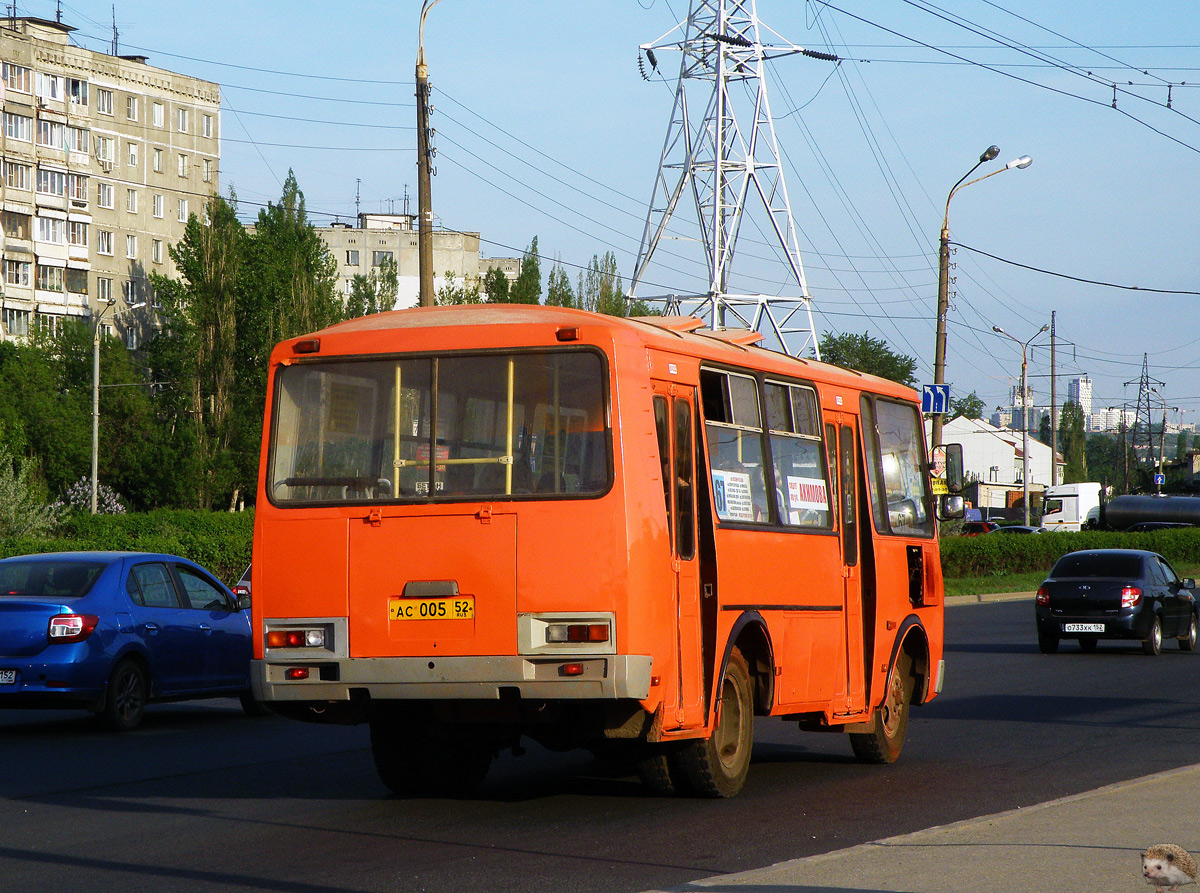 Нижегородская область, ПАЗ-32054 № АС 005 52