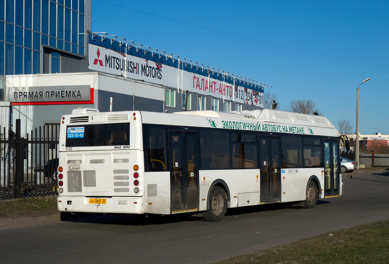 Санкт-Петербург, ЛиАЗ-5292.67 (CNG) № 4182