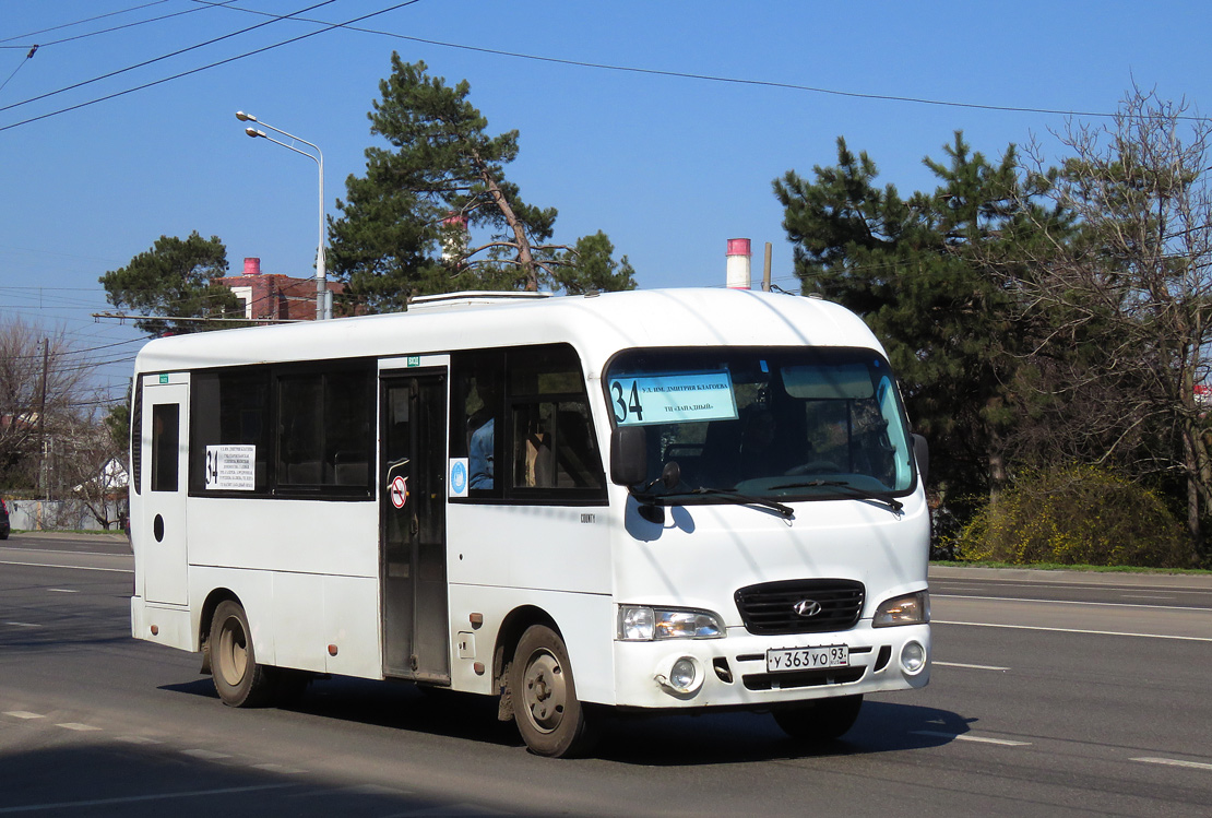 Краснодарский край, Hyundai County LWB C09 (ТагАЗ) № У 363 УО 93