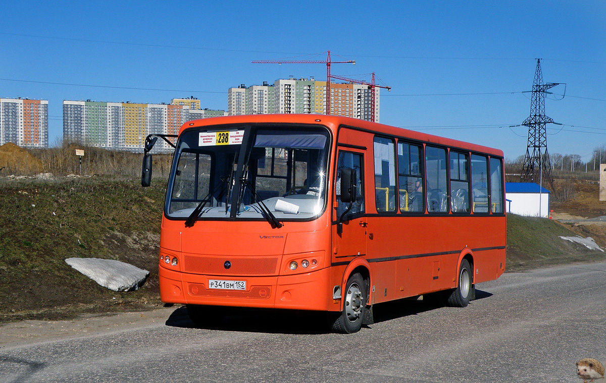 Nizhegorodskaya region, PAZ-320414-05 "Vektor" Nr. Р 341 ВМ 152