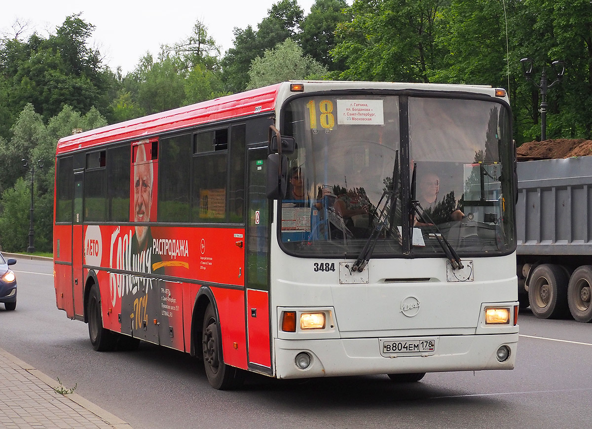 Ленинградская область, ЛиАЗ-5256.58 № 3484