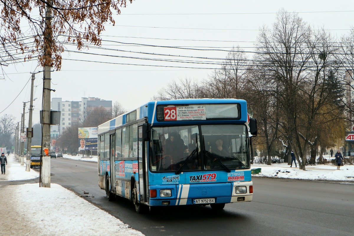 Ивано-Франковская область, MAN A12 EL202 № AT 9752 BX