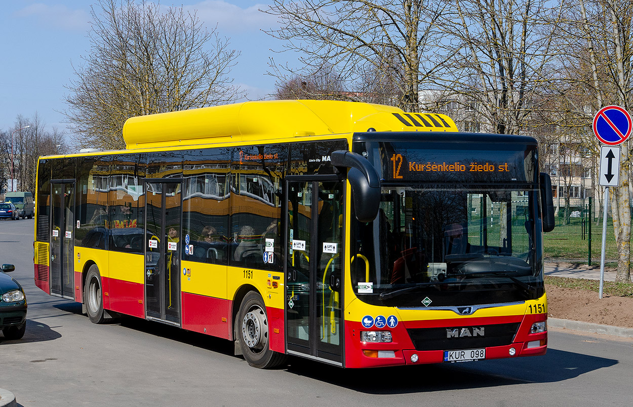 Литва, MAN A21 Lion's City NL273 CNG № 1151