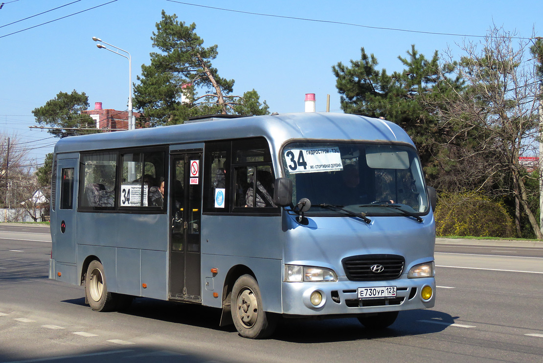 Краснодарский край, Hyundai County LWB C11 (ТагАЗ) № Е 730 УР 123