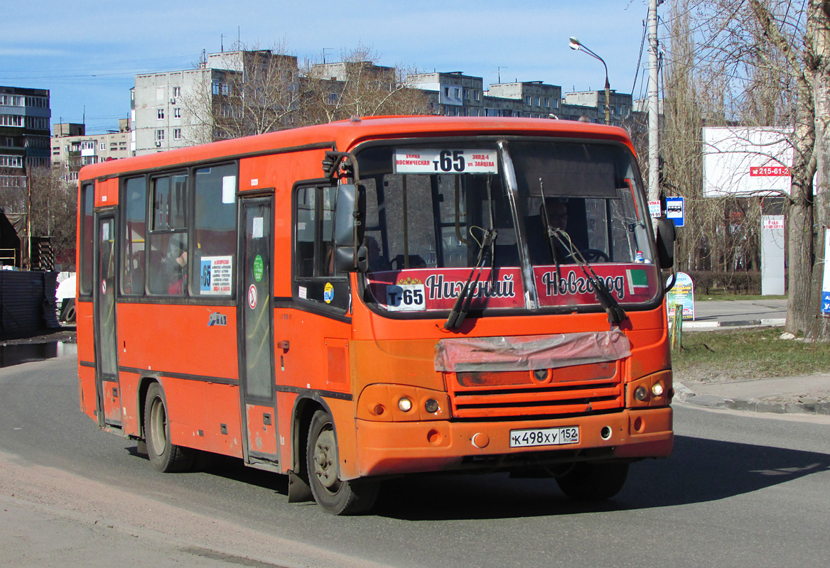 Нижегородская область, ПАЗ-320402-05 № К 498 ХУ 152