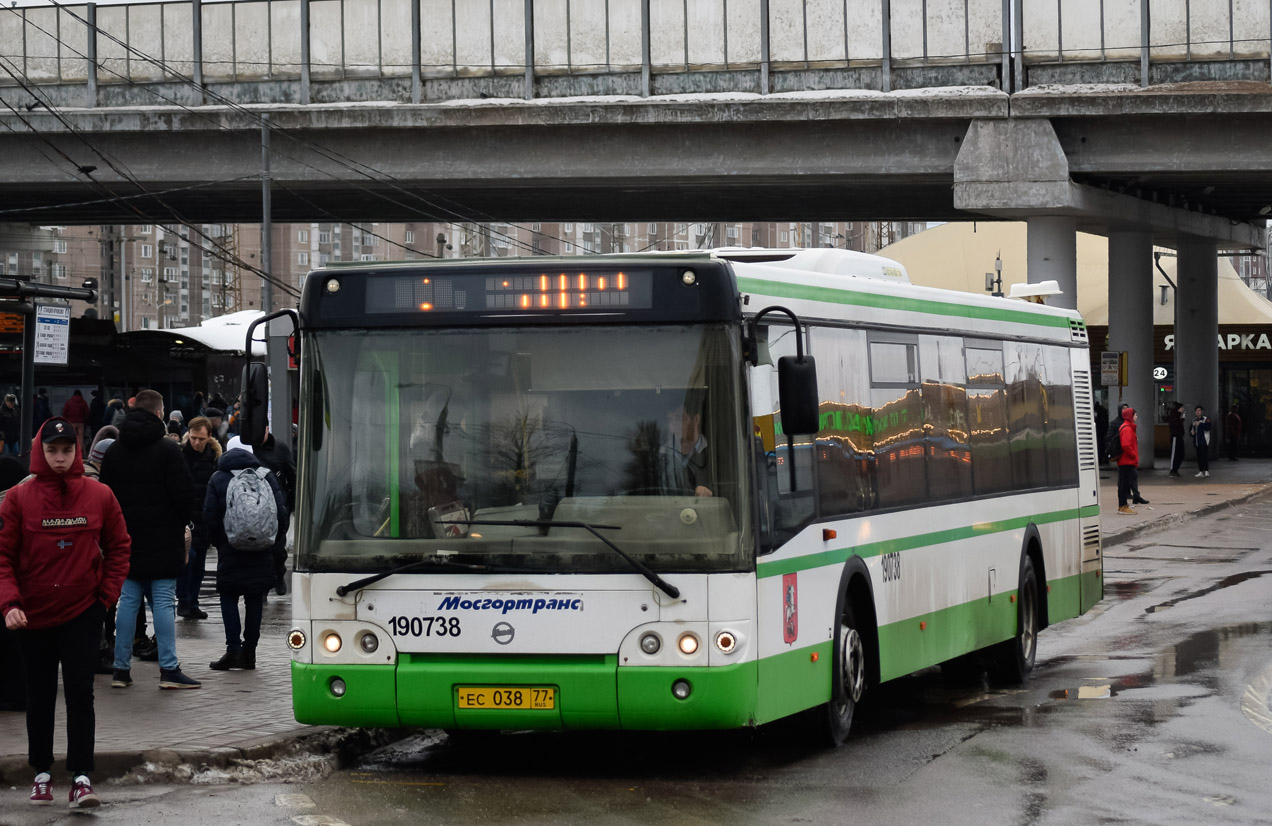 Москва, ЛиАЗ-5292.22 (2-2-2) № 190738