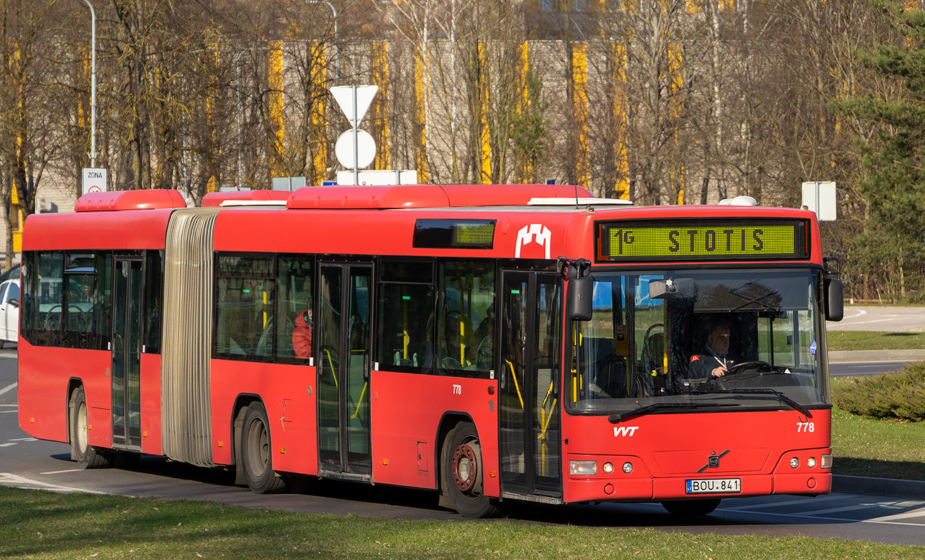 Литва, Volvo 7700A № 778