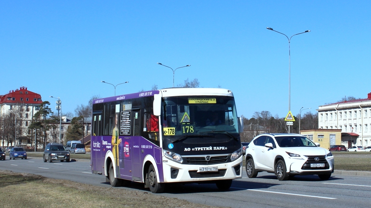 Санкт-Петербург, ПАЗ-320435-04 "Vector Next" № А 310 ТЕ 198