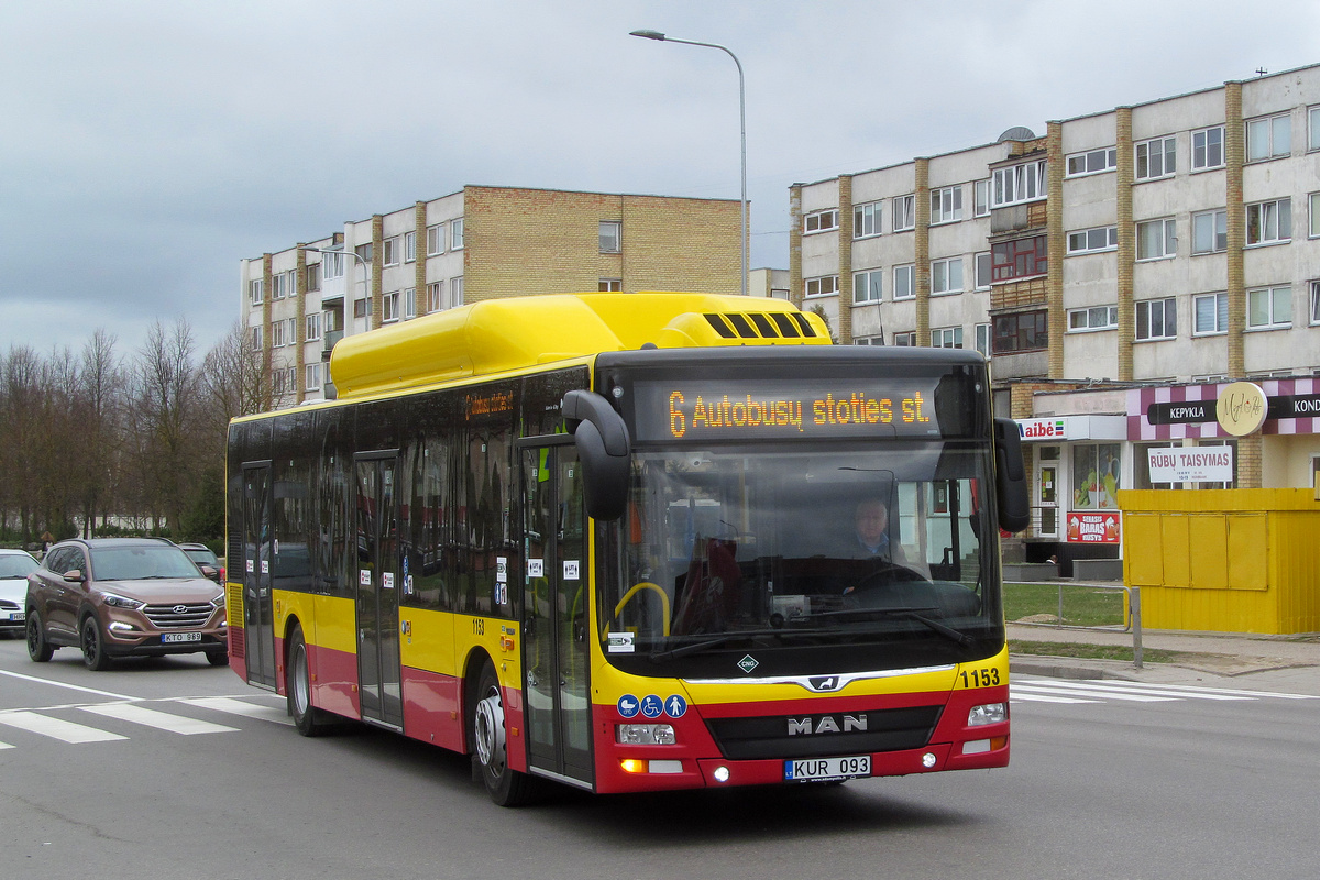 Литва, MAN A21 Lion's City NL273 CNG № 1153