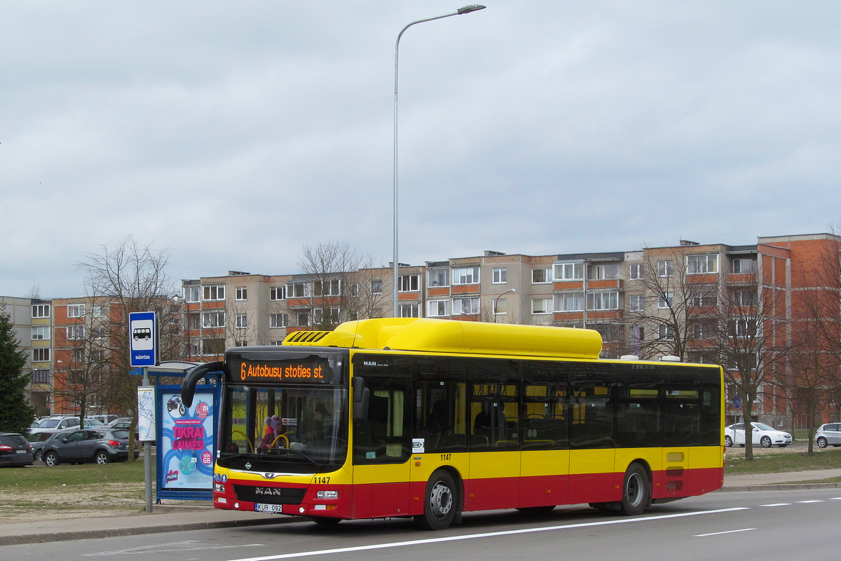 Литва, MAN A21 Lion's City NL273 CNG № 1147