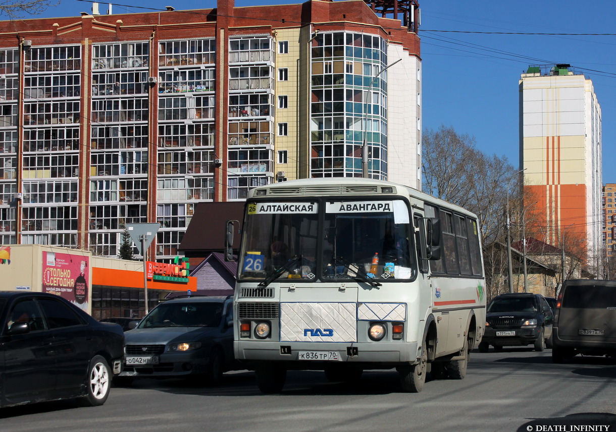 Томская область, ПАЗ-32054 № К 836 ТР 70