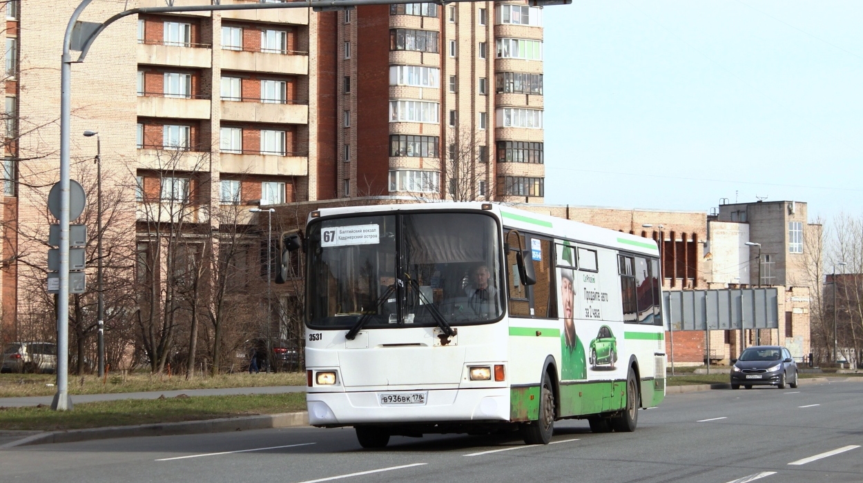 Санкт-Петербург, ЛиАЗ-5293.53 № 3531