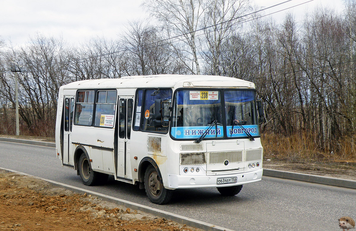 Нижегородская область, ПАЗ-32054 № О 634 ЕР 152