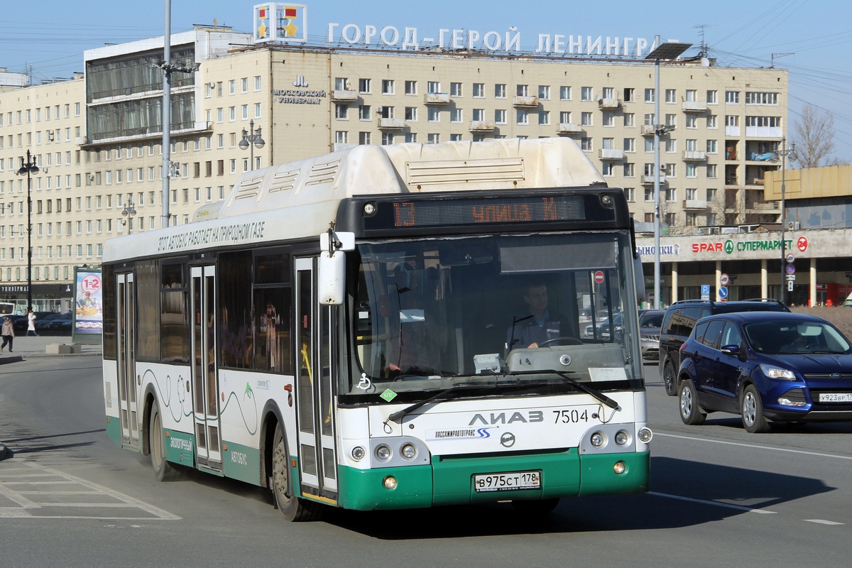 Санкт-Петербург, ЛиАЗ-5292.71 № 7504