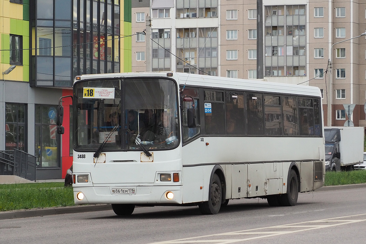 Ленинградская область, ЛиАЗ-5256.58 № 3488