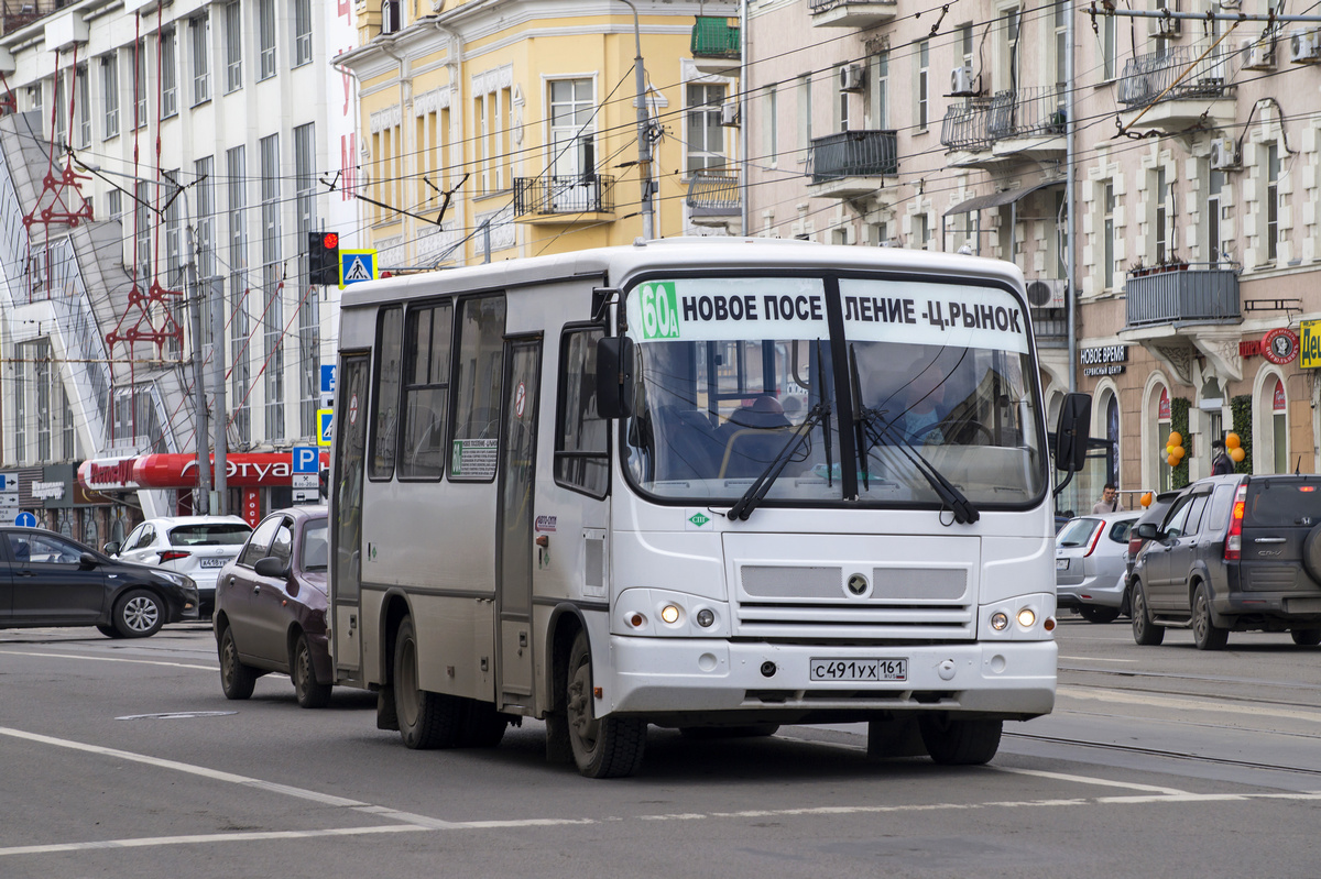 Ростовская область, ПАЗ-320302-11 № С 491 УХ 161