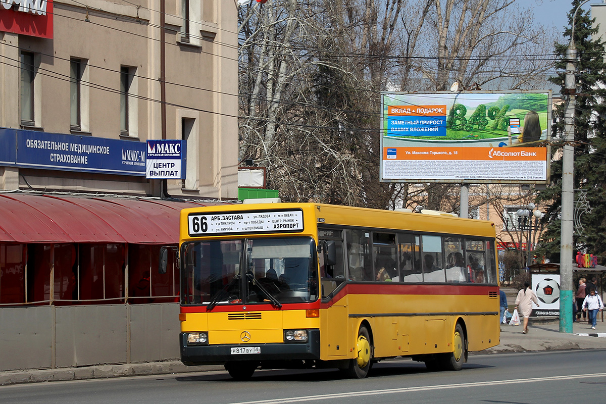 Пензенская область, Mercedes-Benz O405 № Р 817 ВУ 58