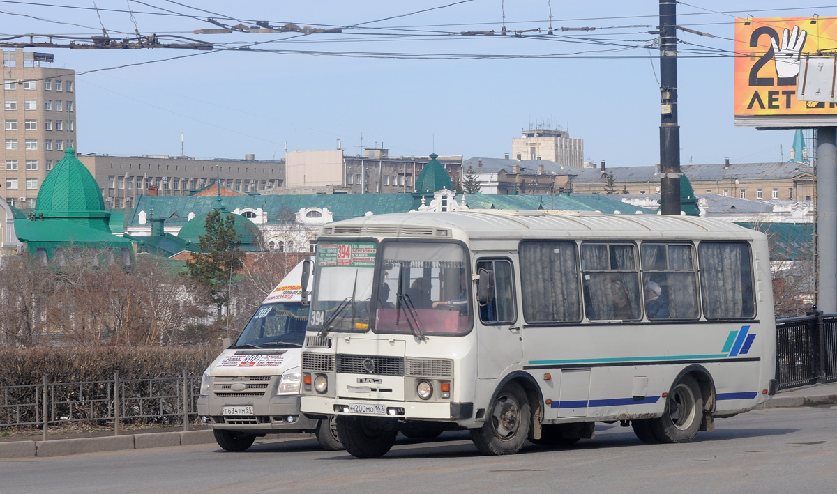 Омская область, ПАЗ-32053 № М 200 МО 163