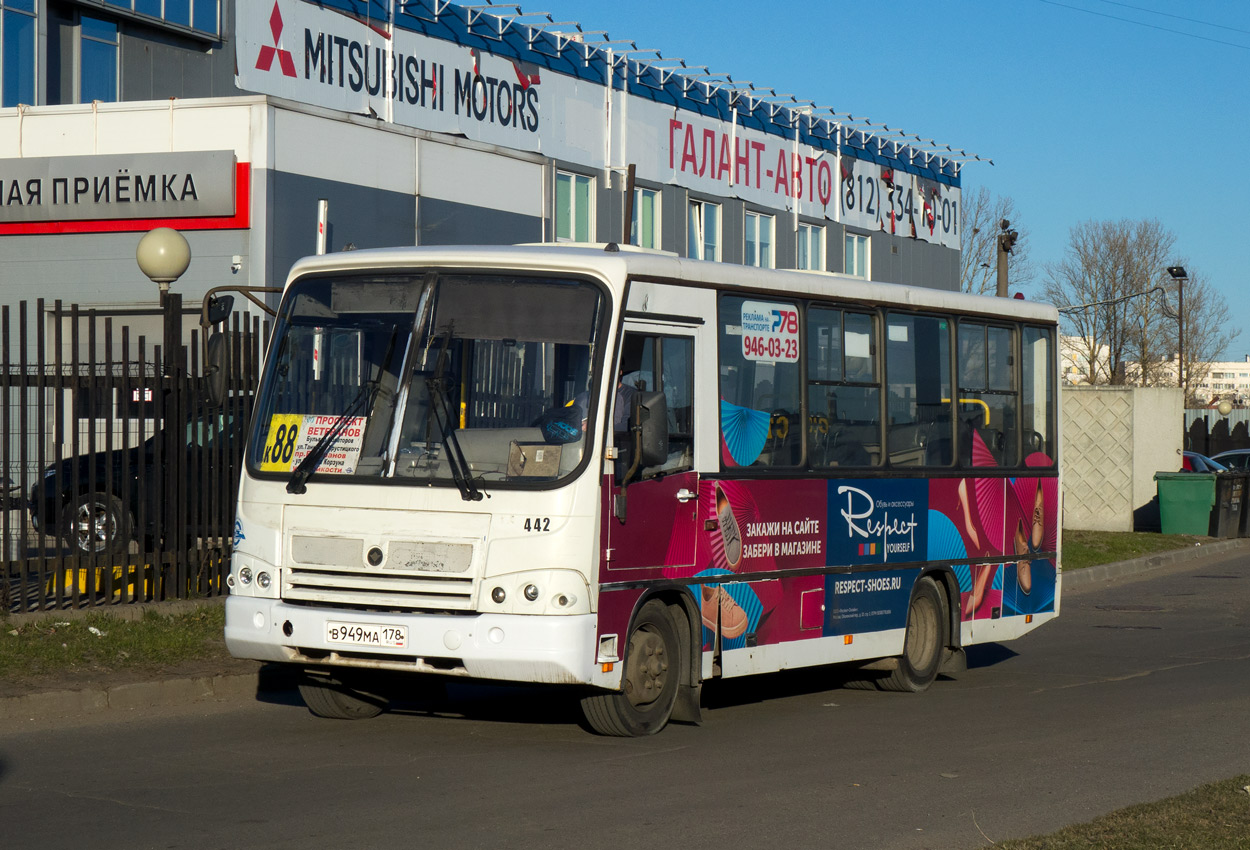 Санкт-Петербург, ПАЗ-320402-05 № 442