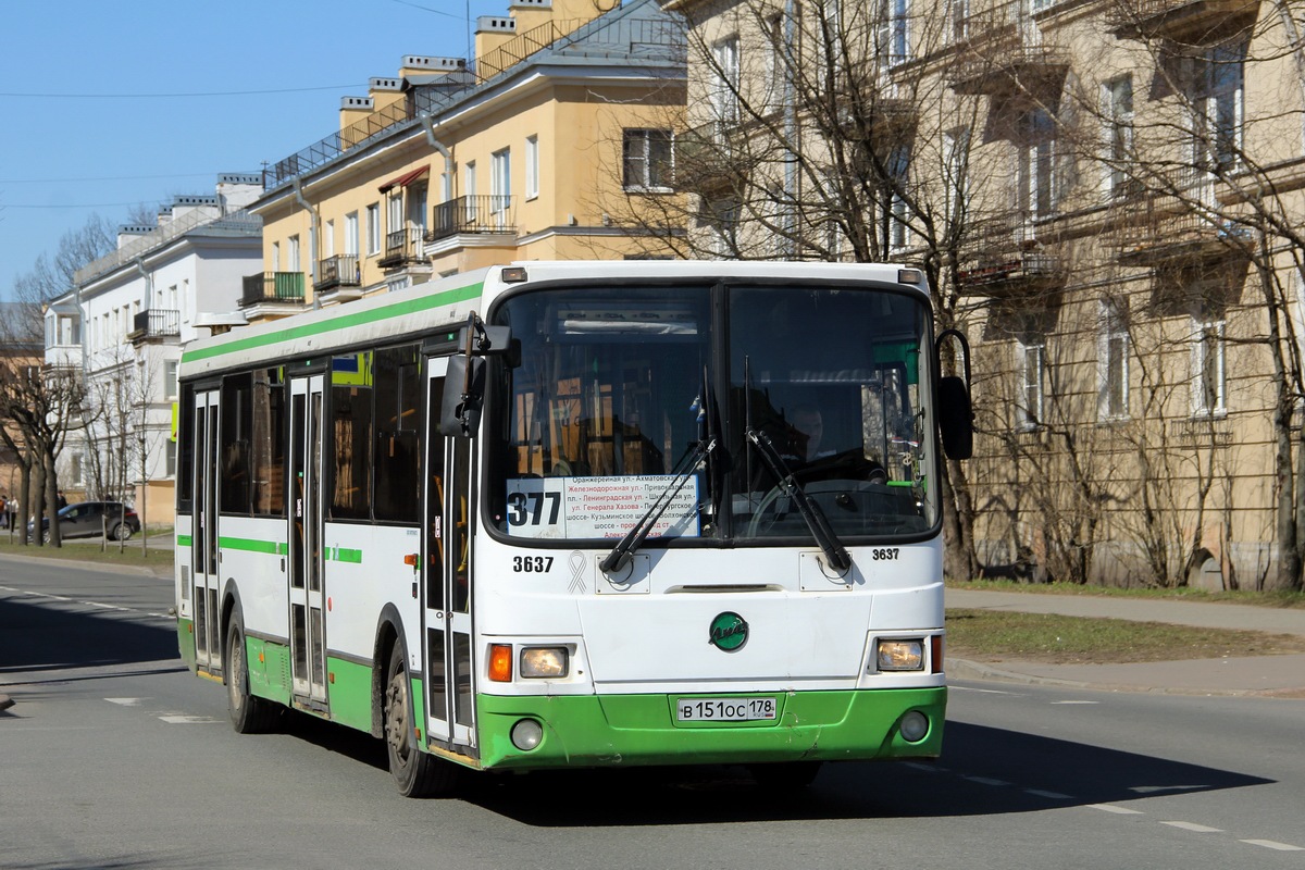 Санкт-Петербург, ЛиАЗ-5293.60 № 3637