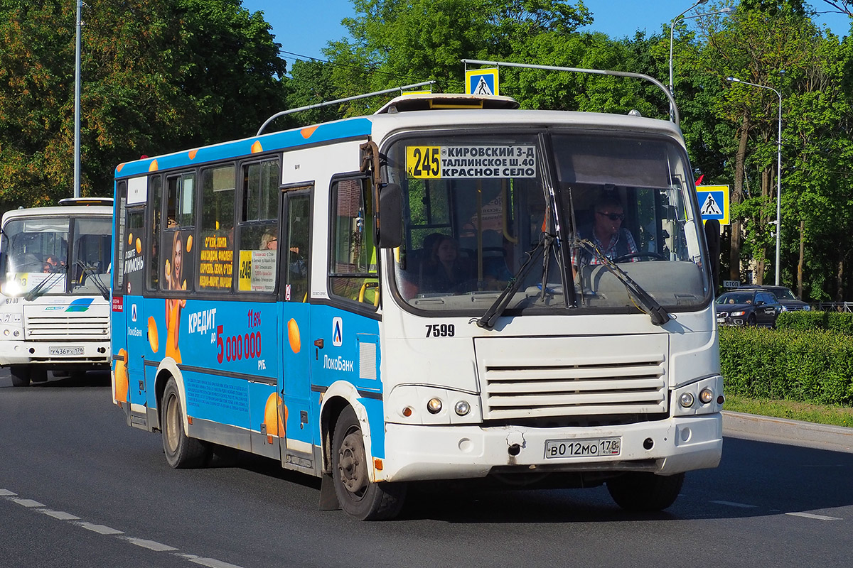 Санкт-Петербург, ПАЗ-320412-05 № 7599