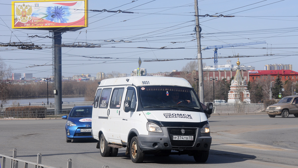 Omsk region, GAZ-322120 (X96) # Р 374 ТВ 55